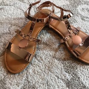 Brand New Rose Gold Sandal